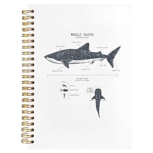 Whale Shark Marine Biology Spiral Notebook